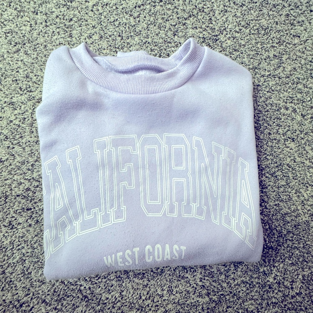 SHEIN Lavender California Sweater